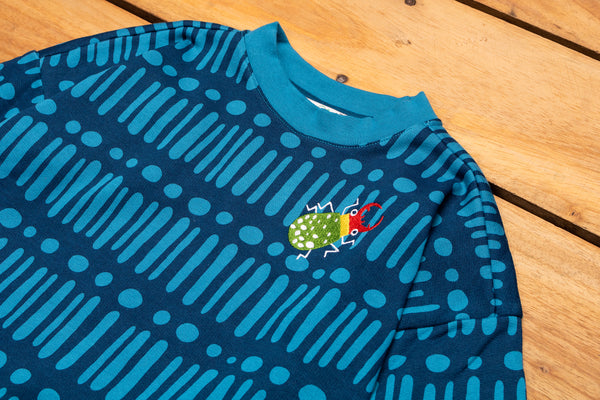 Merle - Oversized Box Sweatshirt - Stag Beetle