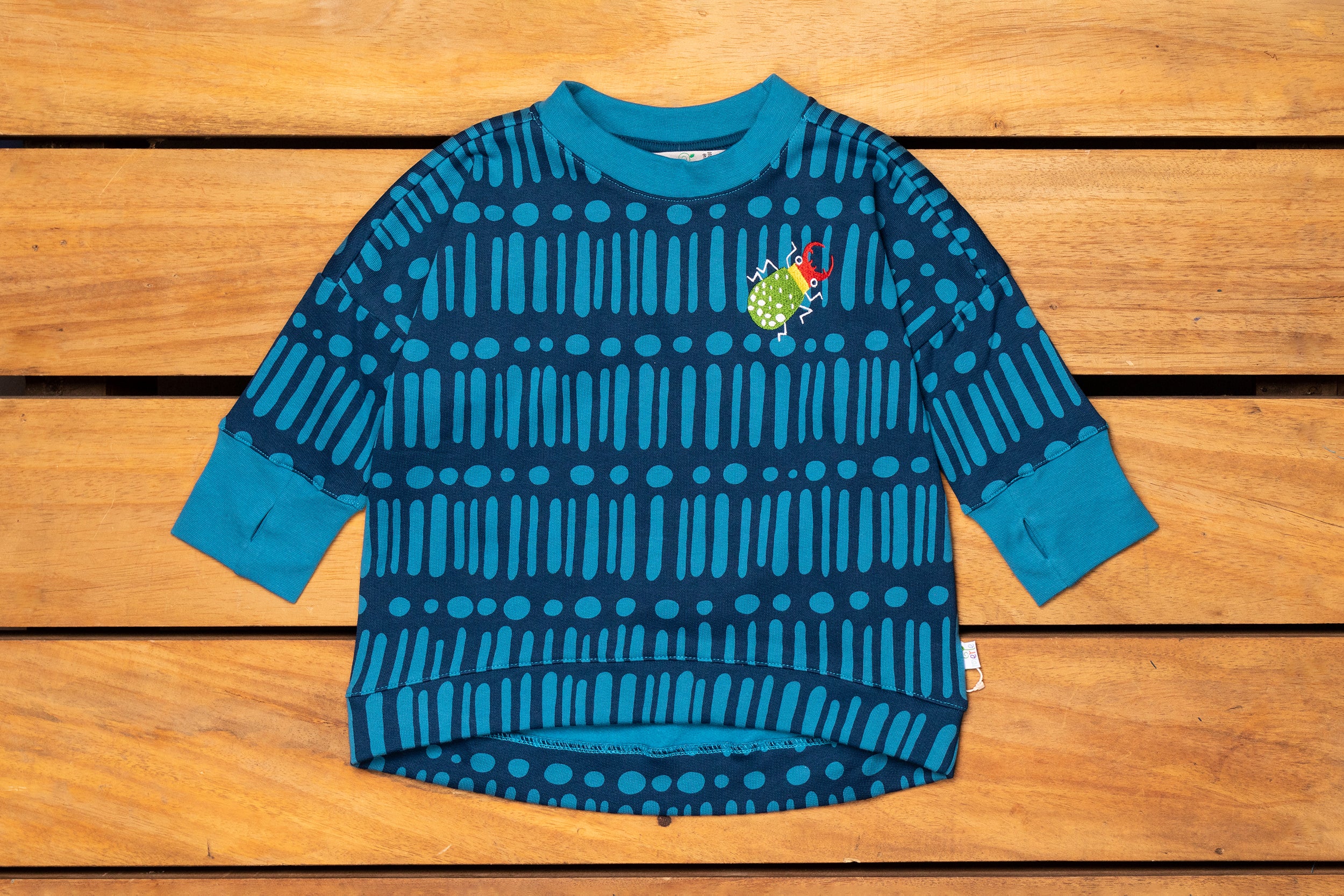 Merle - Oversized Box Sweatshirt - Stag Beetle