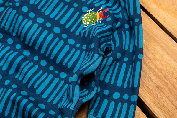 Merle - Raglan Sweater Dress - Stag Beetle