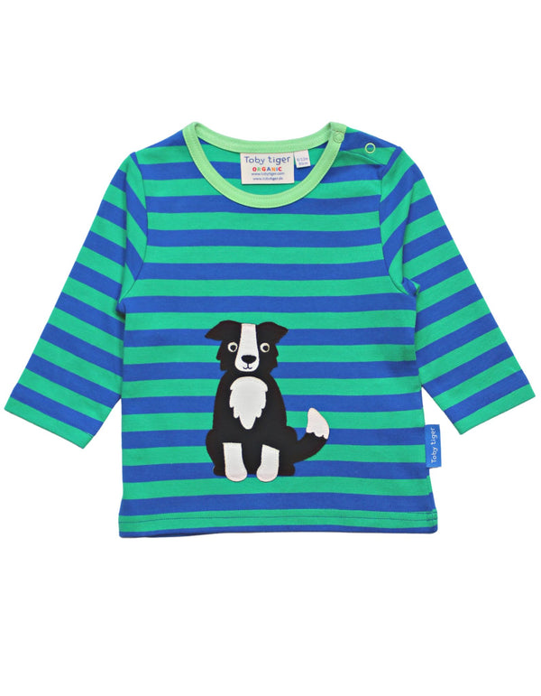 Toby Tiger - LS Tee - Organic Farm Dog Applique