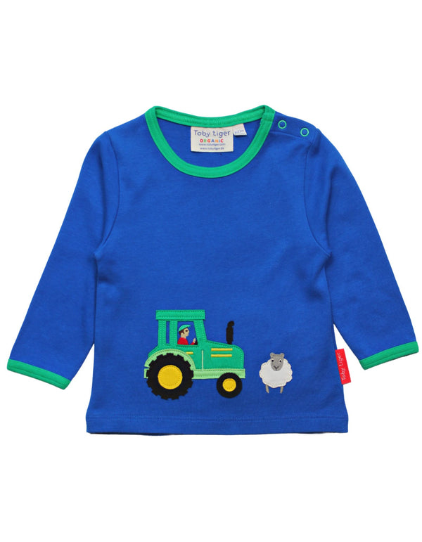 Toby Tiger - LS Tee - Organic Farm Applique