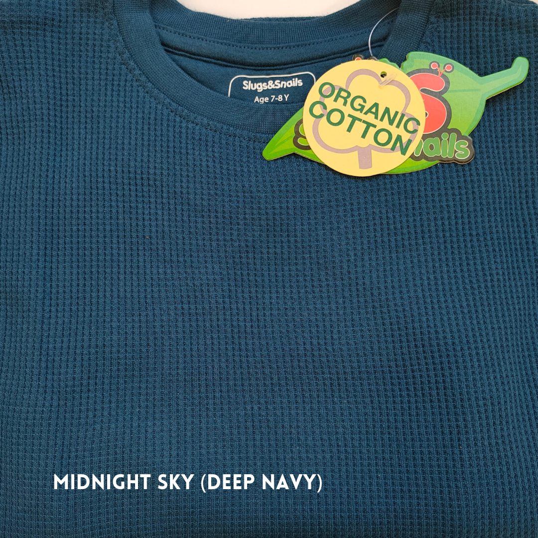 Slugs & Snails - Organic Waffles - Leggings - Night Sky