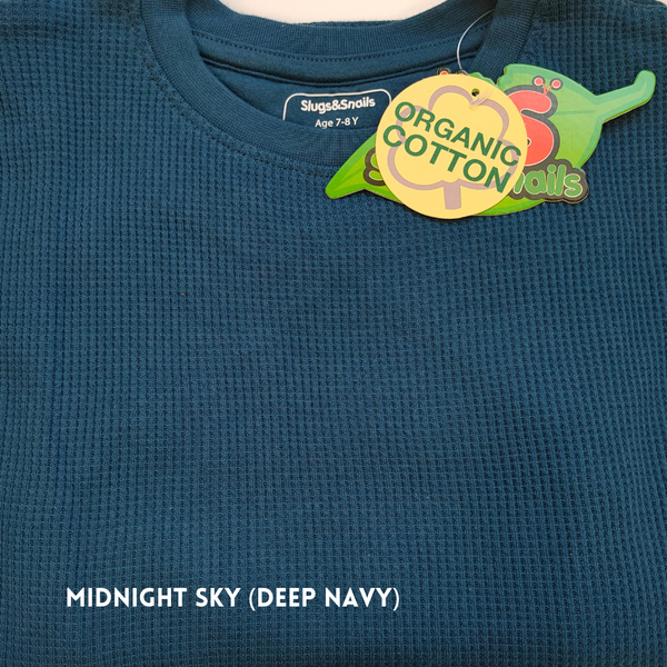 Slugs & Snails - Organic Waffles - Leggings - Night Sky