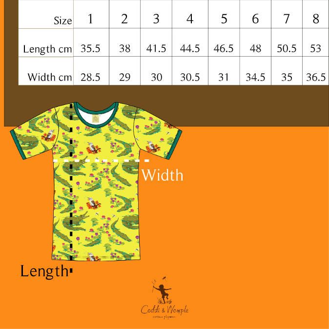 Coddi & Womple - SS Tee - Luna's Song