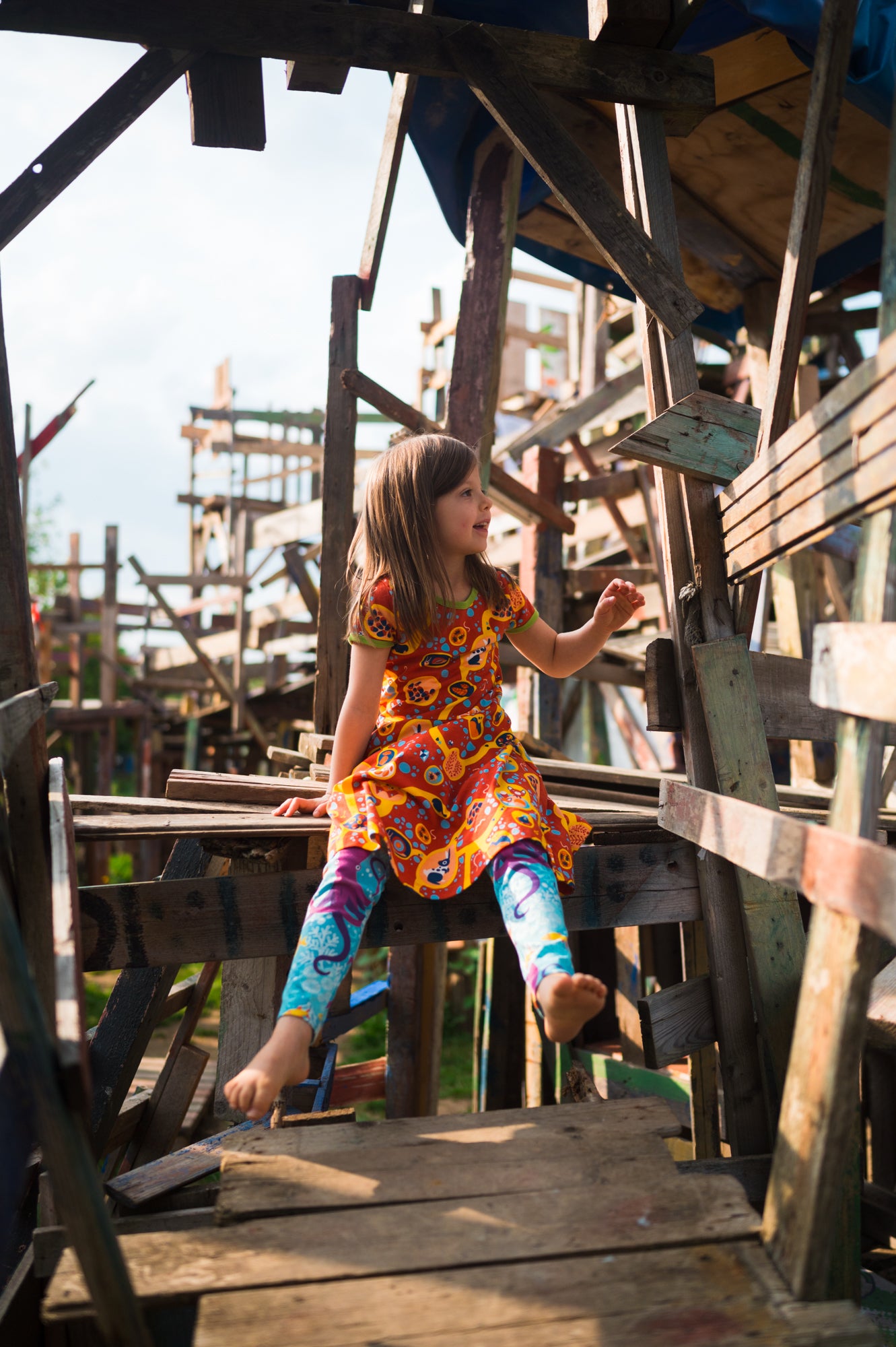 Merle Kids - SS Skater Dress - Underground