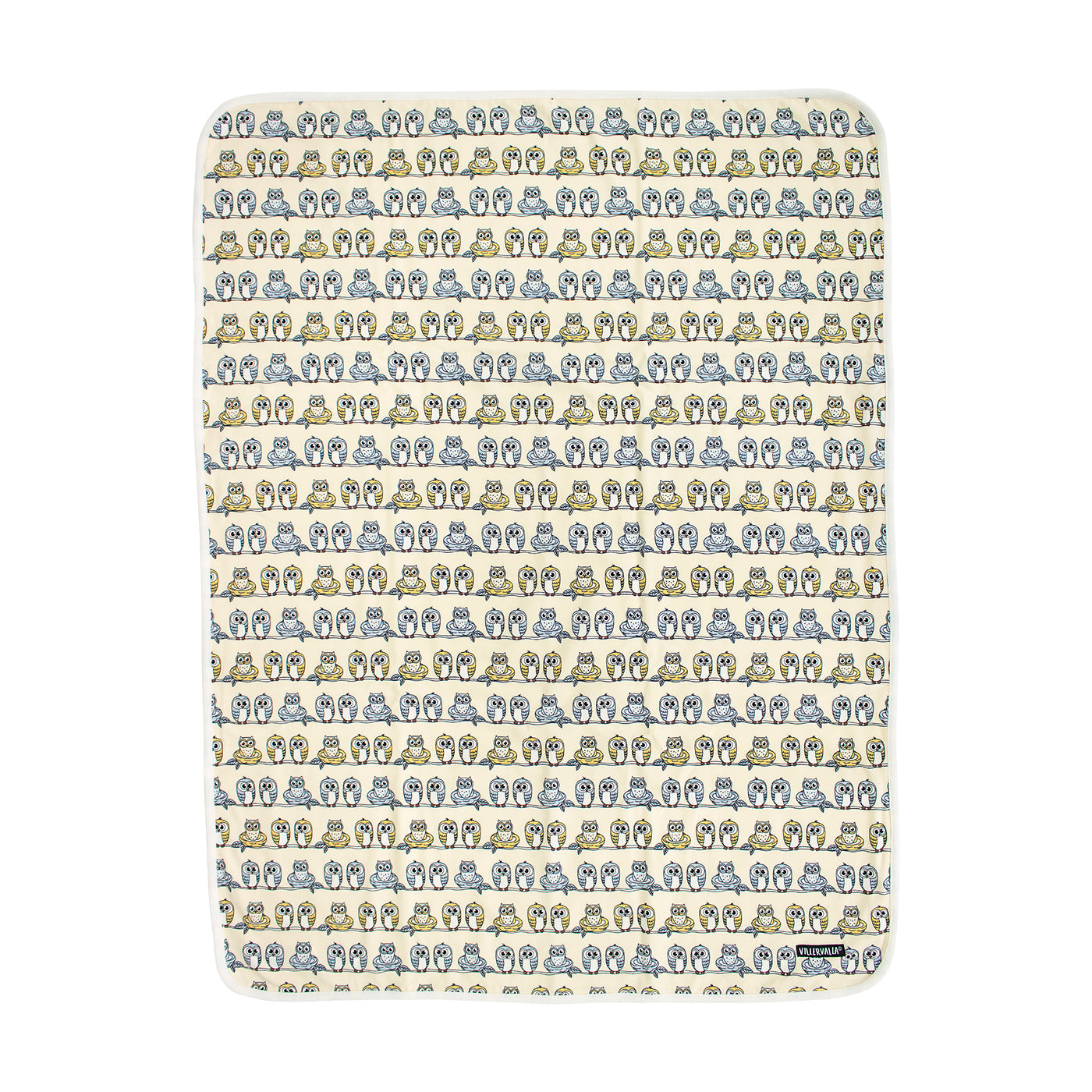 Villervalla - Reversible Blanket - NB Owl - Wheat