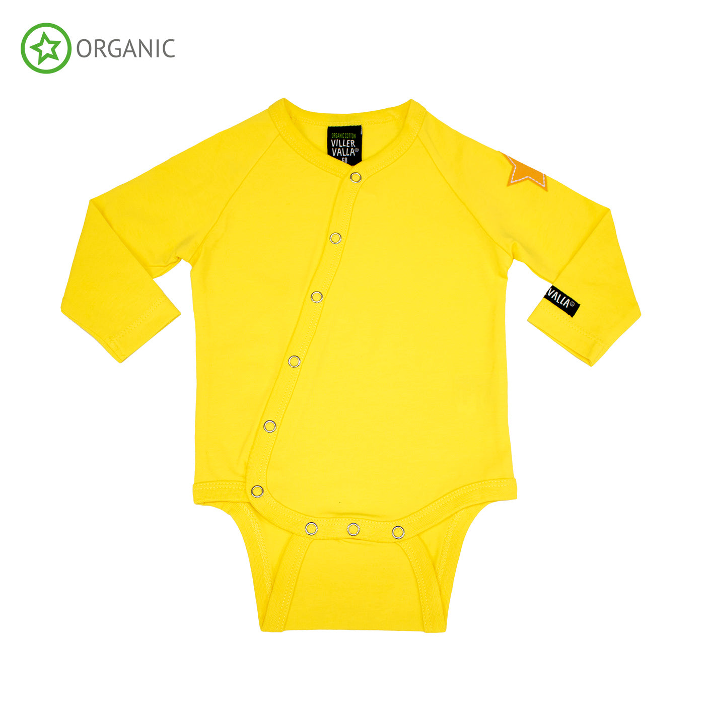 PRICE DROP * Villervalla - Solid Basics - LS Bodysuit - Sun (Yellow)