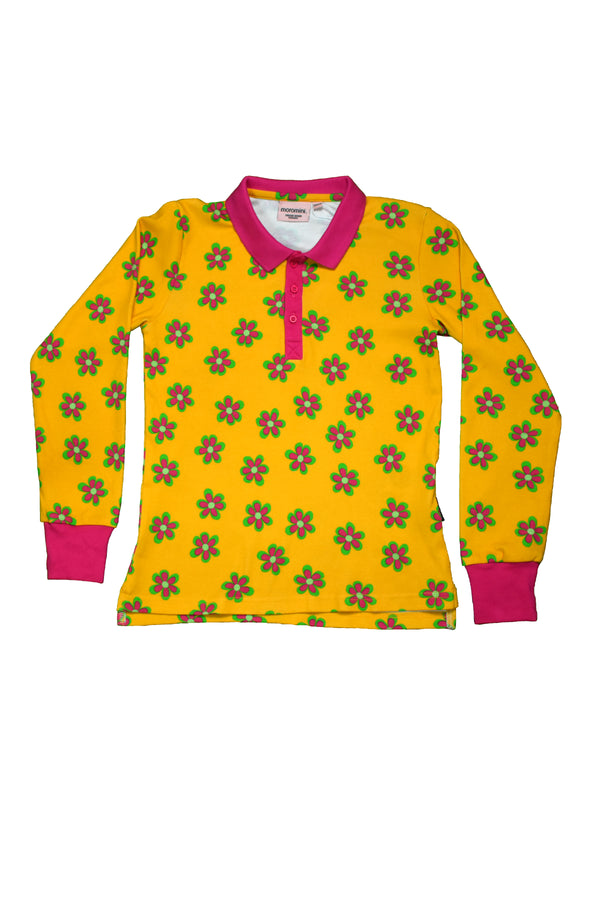 Moromini - LS Polo Shirt - Forest Flowers