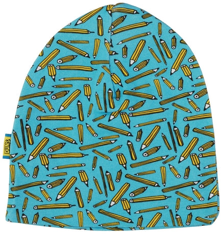 PRICE DROP * Duns Sweden - Double Layer Hat - Pencils - Turquoise