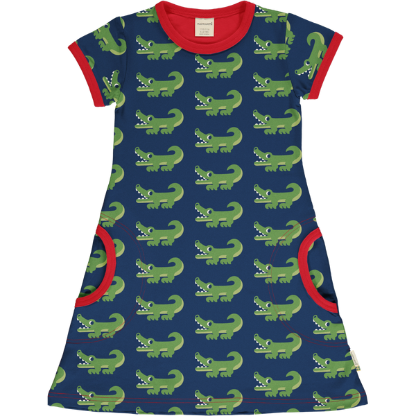 Maxomorra - SS Dress - Crocodile