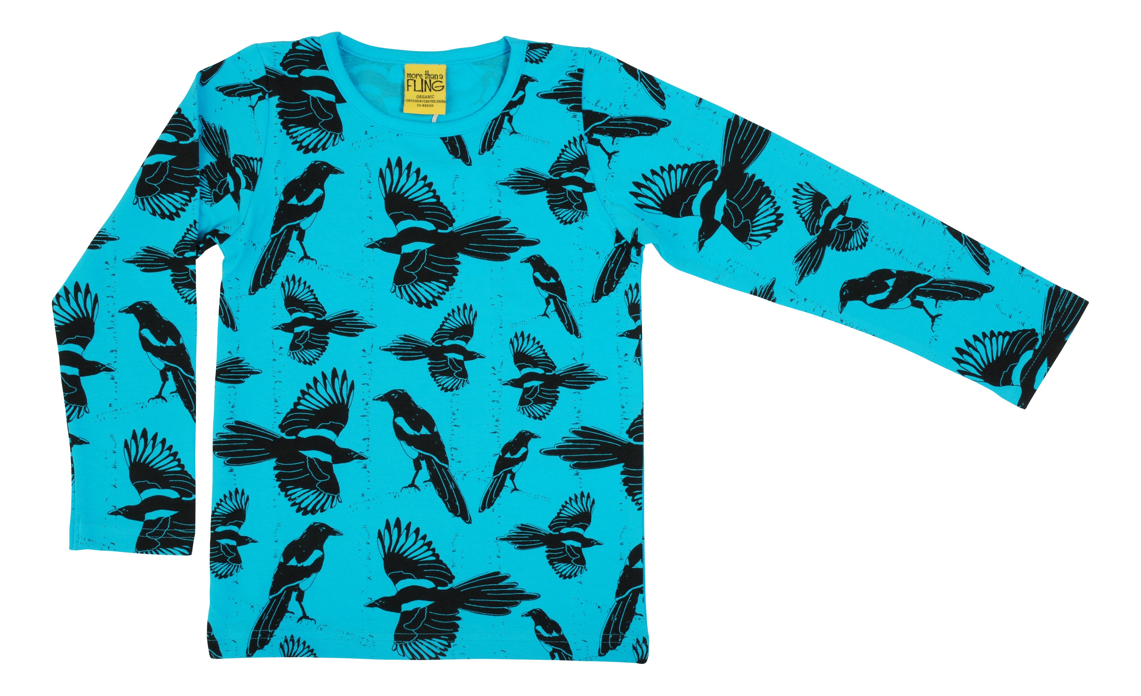 More Than A Fling - LS Tee - Pica Pica - Blue Atoll