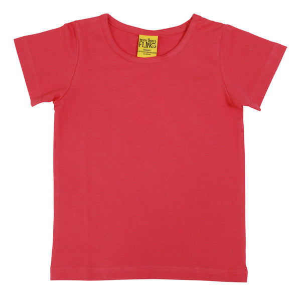 More Than A Fling - SS Tee - Rose Red