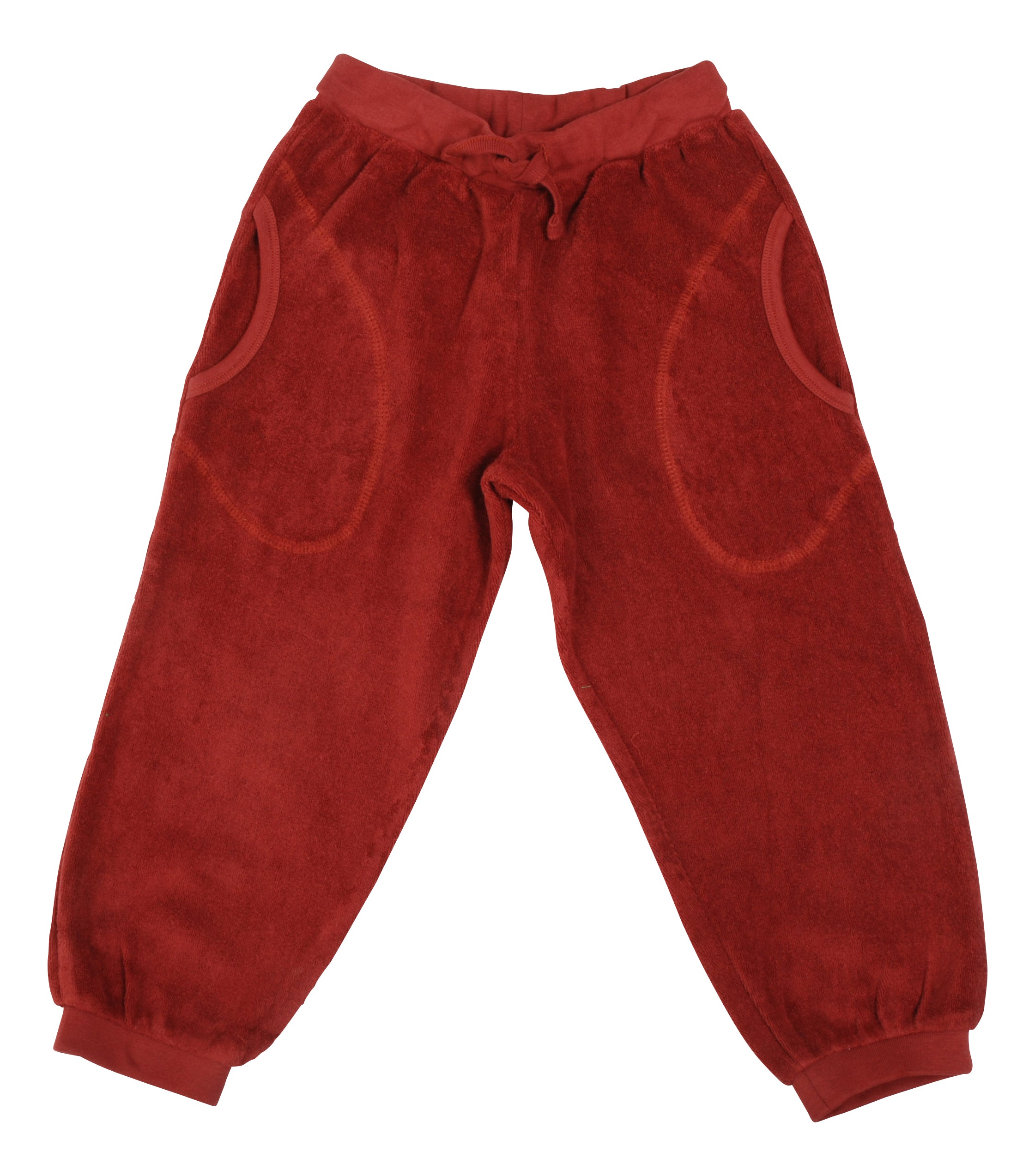 Duns Sweden - Terry Trousers - Brick Red
