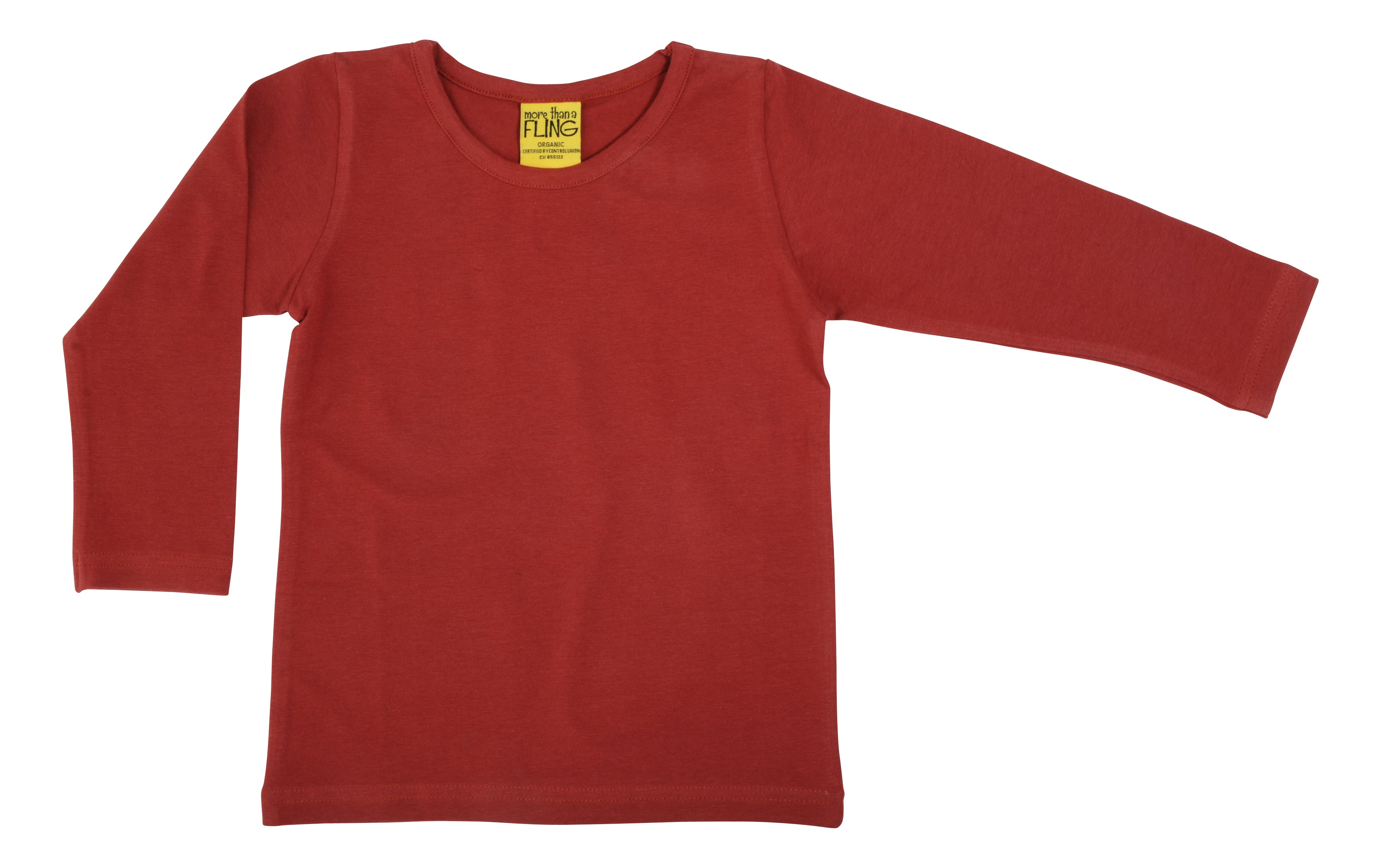 More Than A Fling - LS Tee - Brick Red