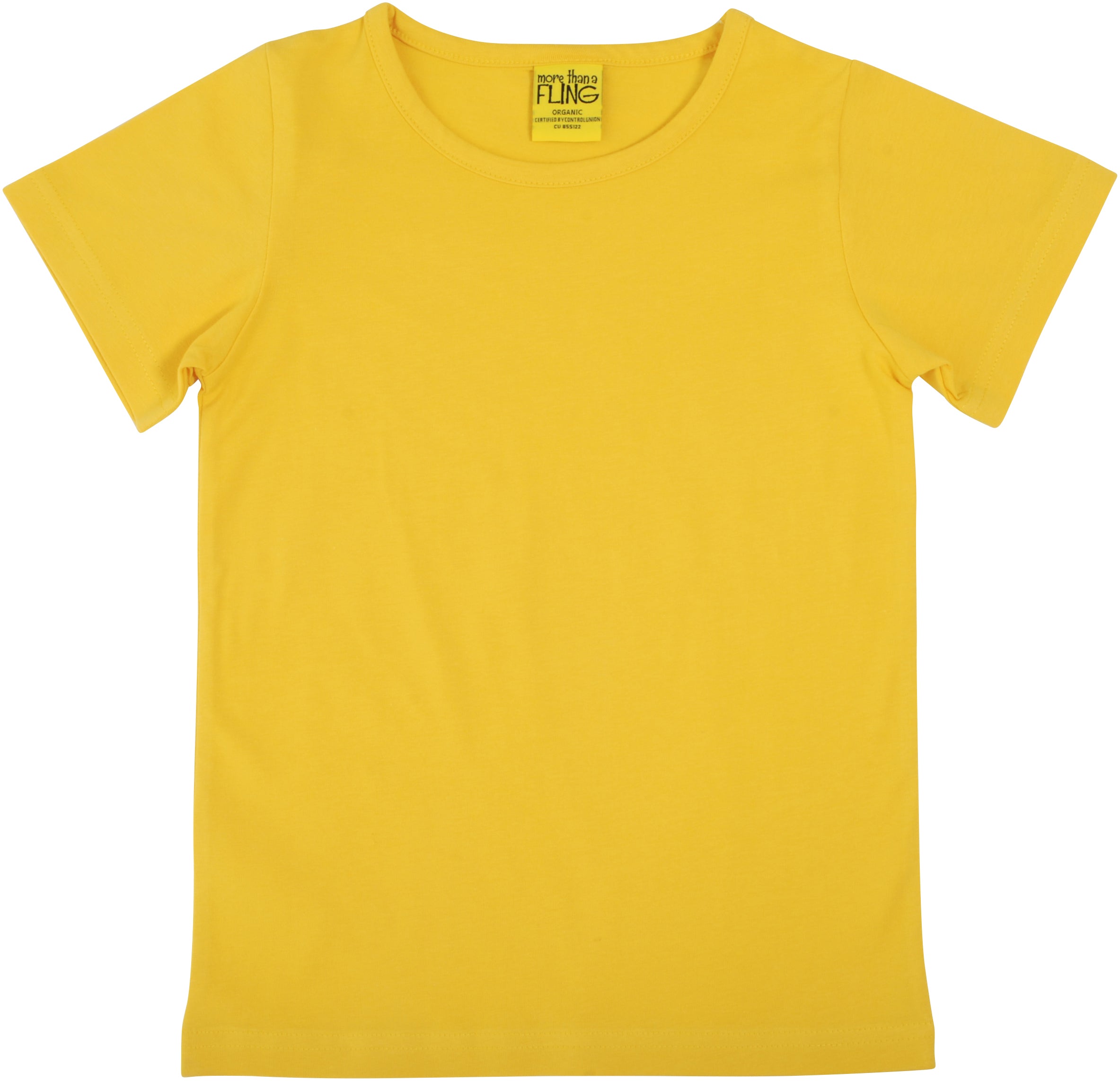 More Than A Fling - SS Tee - Warm Yellow ** LAST SIZE 98/104cm