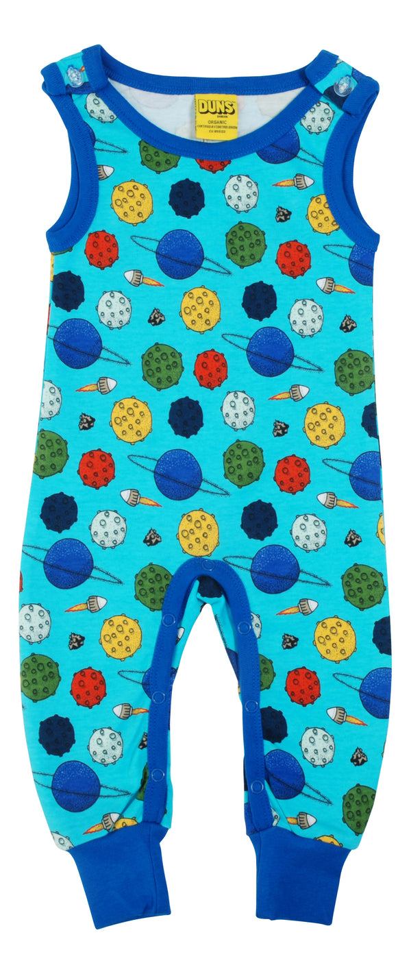 Duns Sweden Dungarees - Planets - Blue Atoll