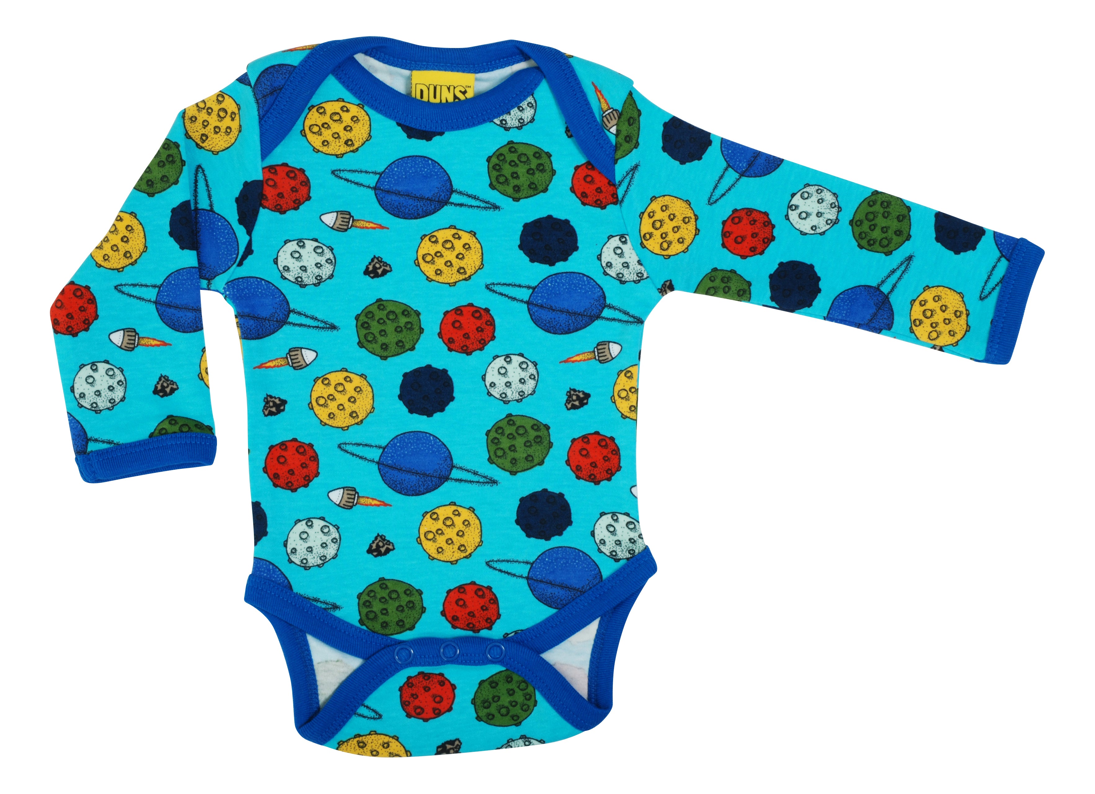 Duns Sweden LS body suit - Planets - Blue Atoll