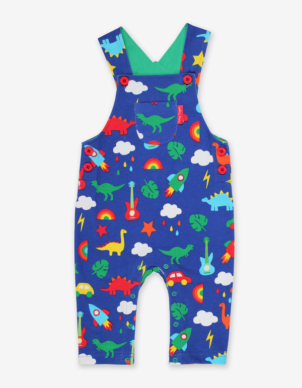 Toby Tiger - Dungarees - Organic Playtime Mix-Up