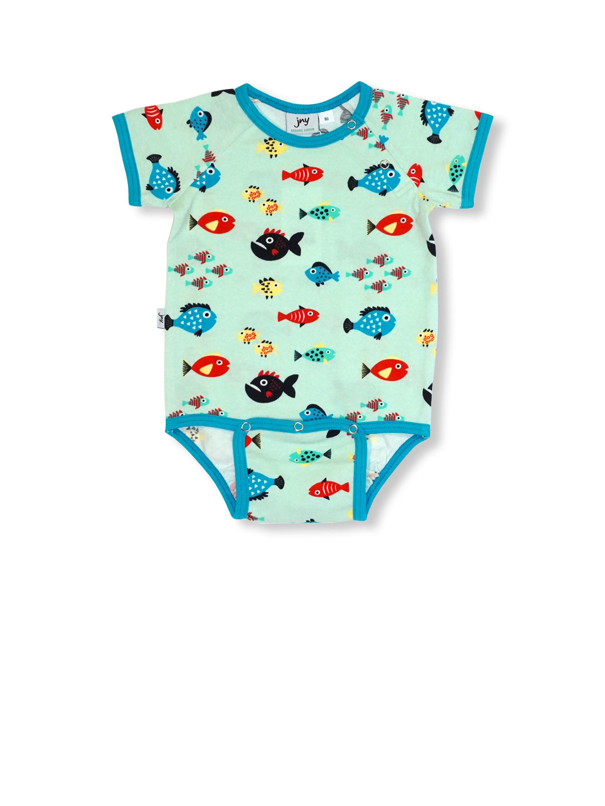 PRICE DROP * JNY - S/S Body Suit - Swimming Fish