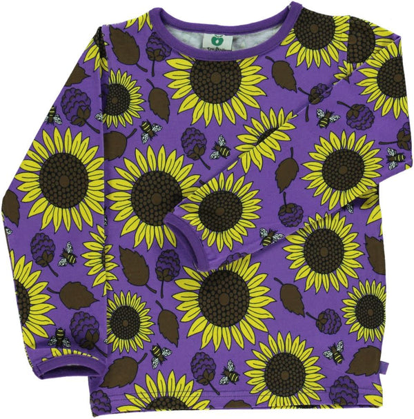 Smafolk - LS Tee - Sunflowers - Purple Heart