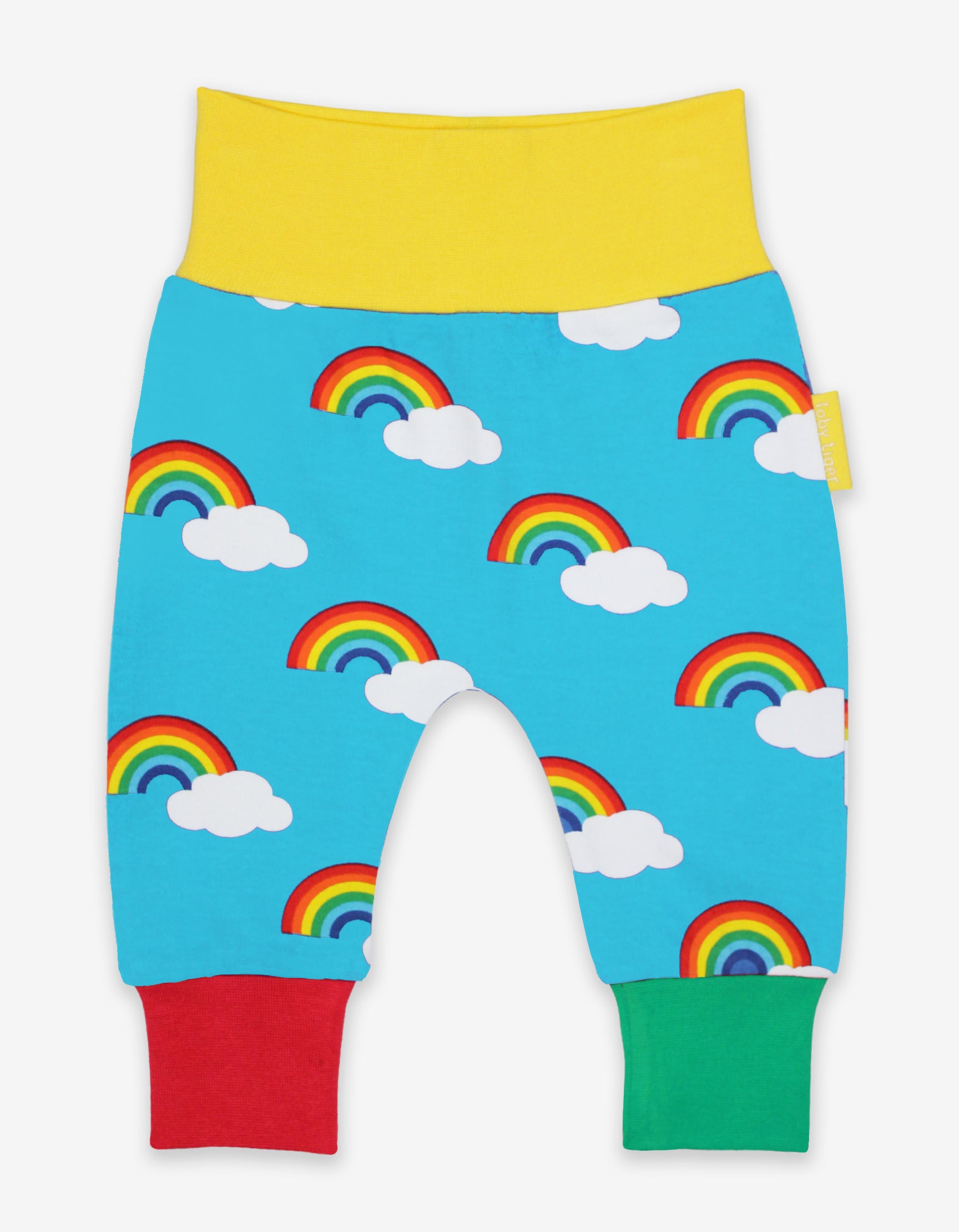 Toby Tiger - Yoga Pants - Turquoise Rainbow
