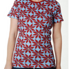 PRICE DROP * Duns Sweden Adult SS Tee - Poinsettia - Blue