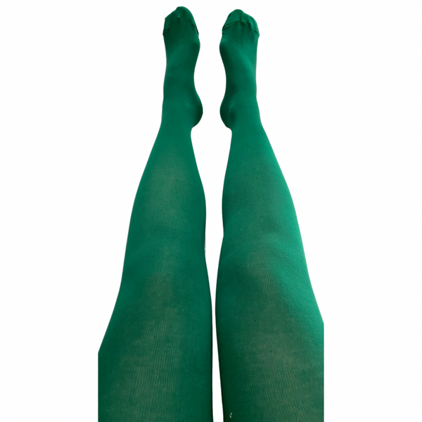 S & S Adult Tights - Block Colour - Emerald Green