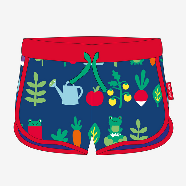 Toby Tiger - Running Shorts - Organic Vegetable Garden