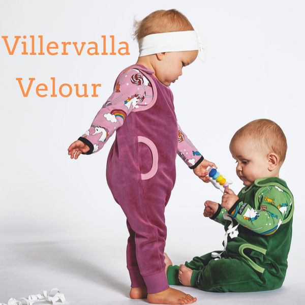 PRICE DROP * Villervalla - Velour - Playsuit - Smoothie