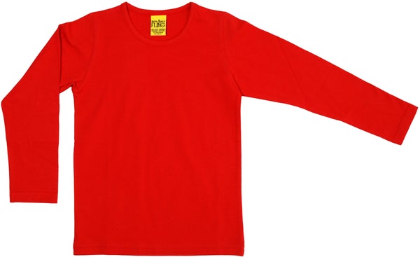 More Than A Fling - LS Tee - Poppy Red