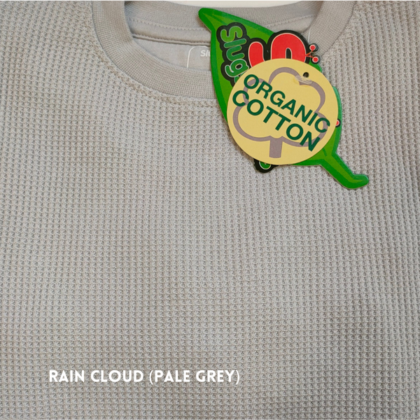 Slugs & Snails - Organic Waffles - LS Top - Rain Cloud