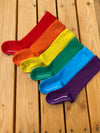 Slugs & Snails - Children's Knee Socks - Block Colour - Amethyst